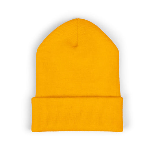 Embroidered Fubar Target Cuffed Beanie (Red and Black)