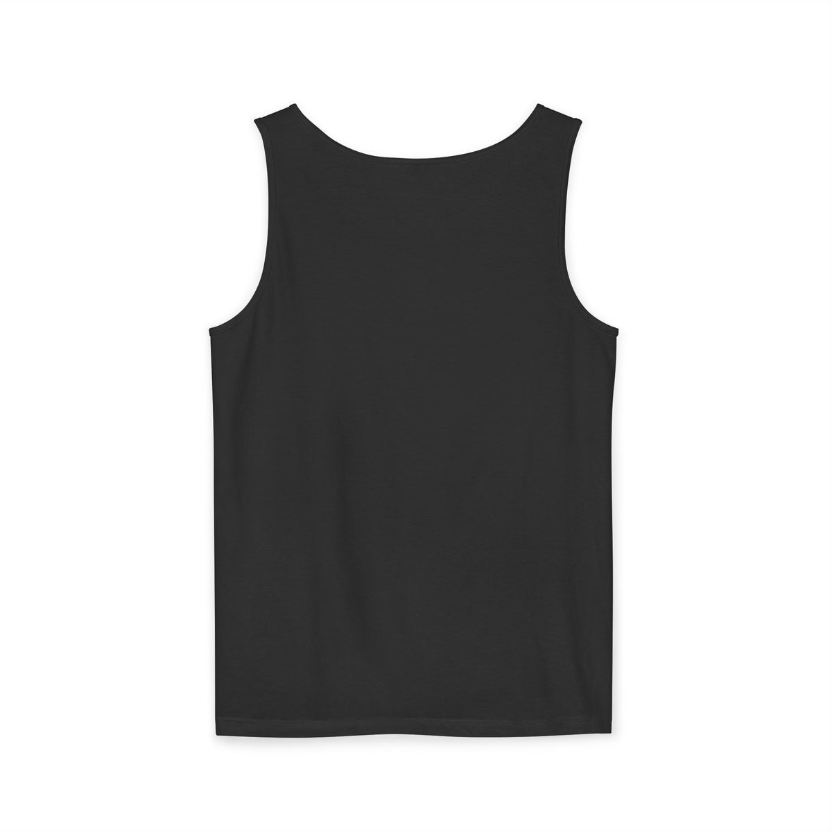 FUBAR Skull Tank Top — Cigar-Smoking Skull with Trucker Hat & Rifle Logo
