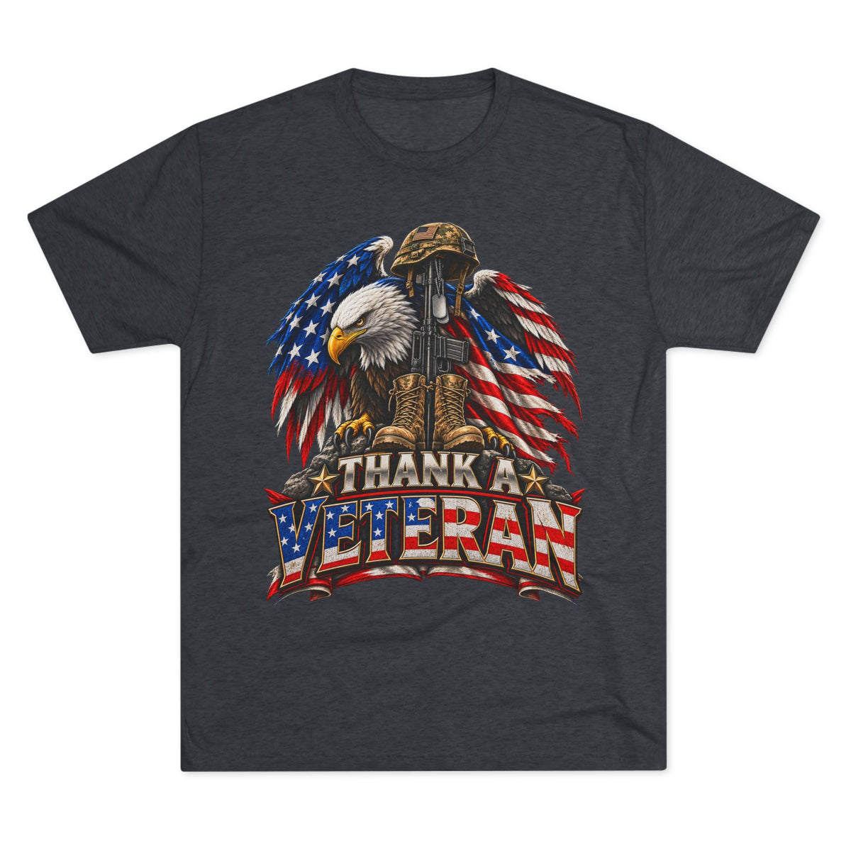"Thank a Veteran" Eagle & Helmet Americana