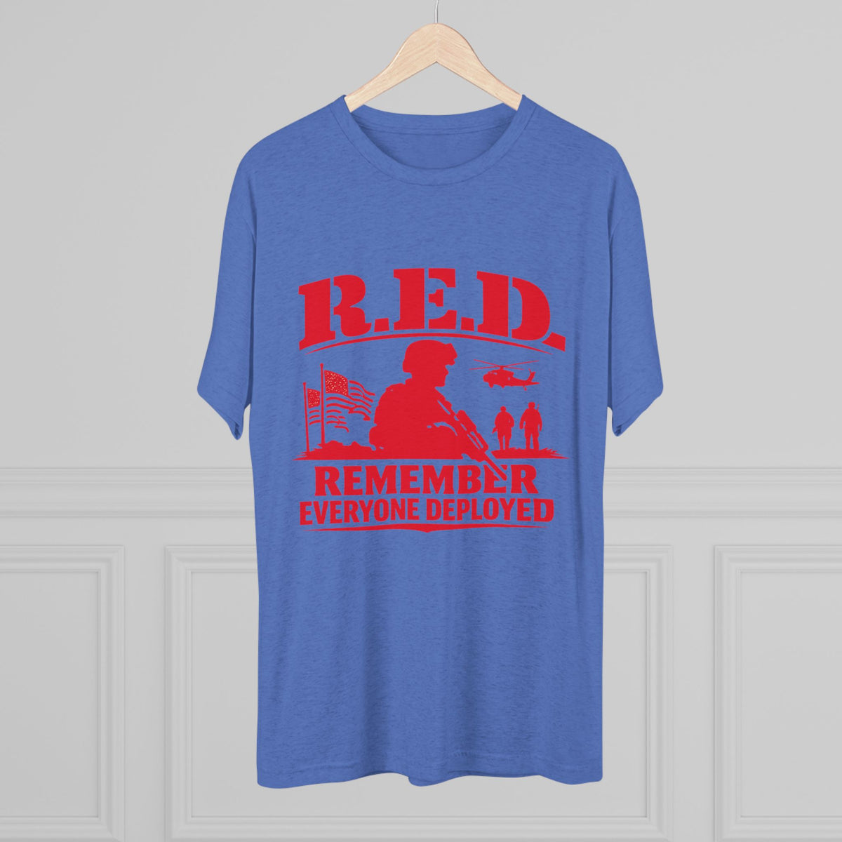 Remember Everyone Deployed (R.E.D.) Military Tribute (T-Shirt)