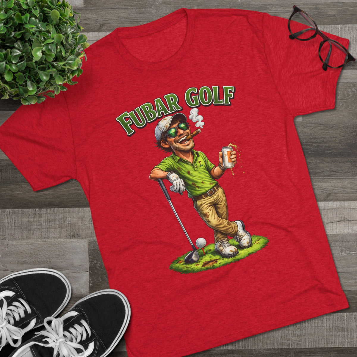 FUBAR Golf Cartoon Shirt