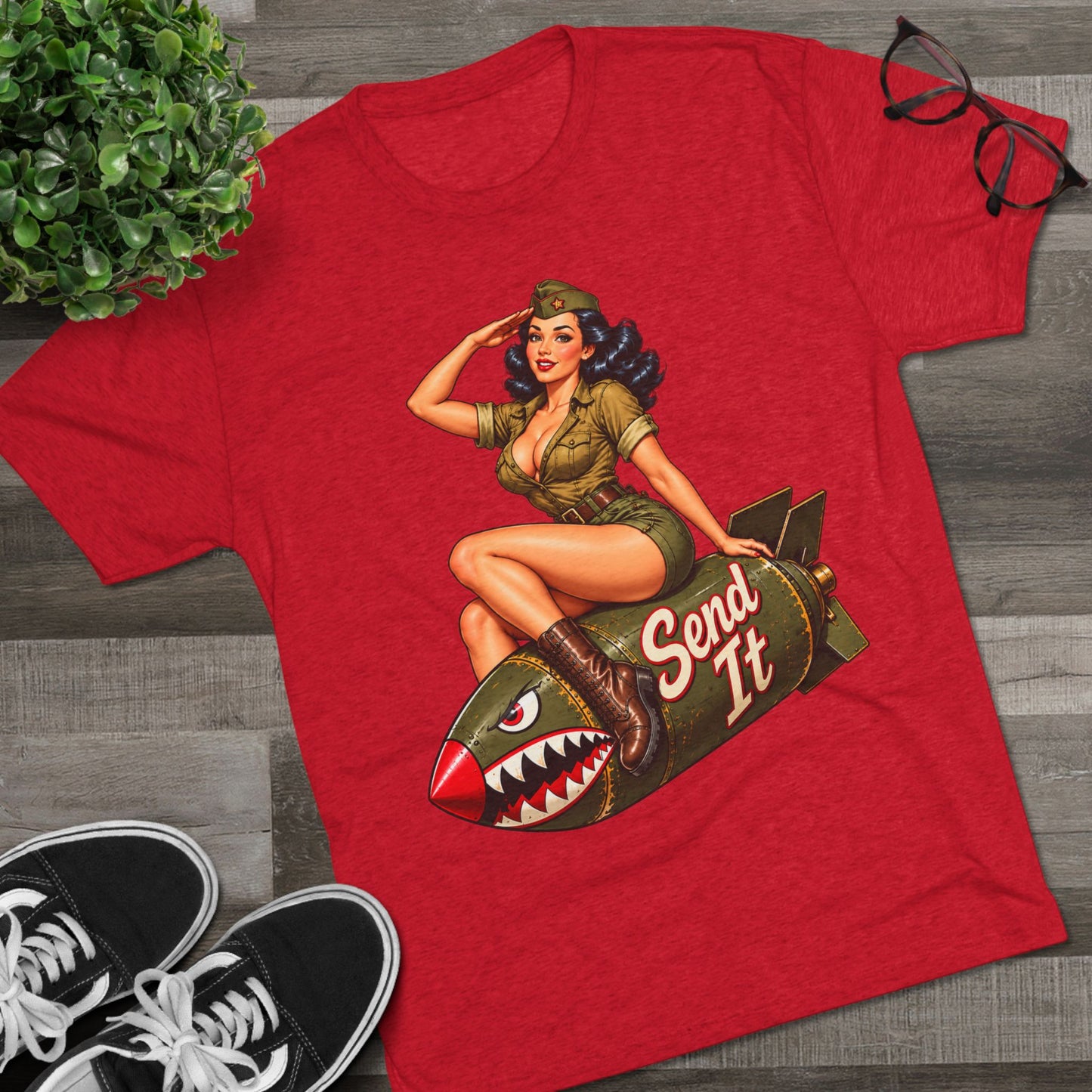 Send It Pinup Bomb Tee