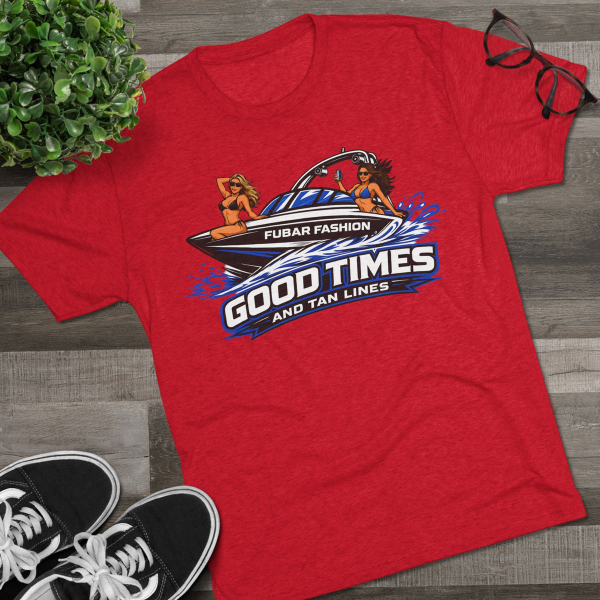 Good Times and Tan Lines Boat T‑Shirt