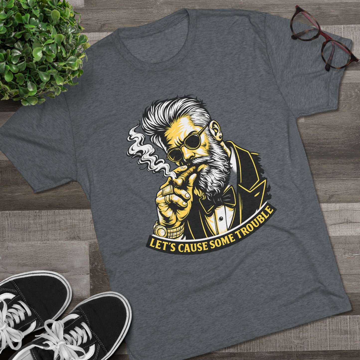 "Let’s Cause Some Trouble" Crewneck (FUBAR Back)