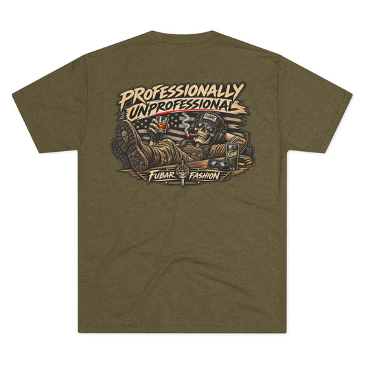 "Professionally Unprofessional" Graphic Crew Shirt