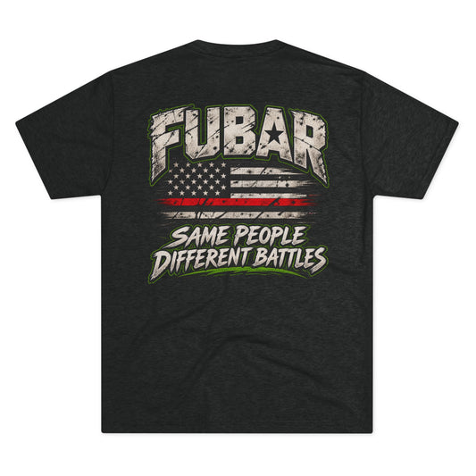 'Same People Different Battles' Patriotic Skull T-Shirt
