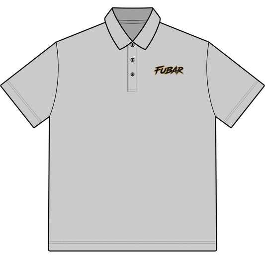 FUBAR Embroidered Polo Shirt — Men's Stretch Golf/Work Polo