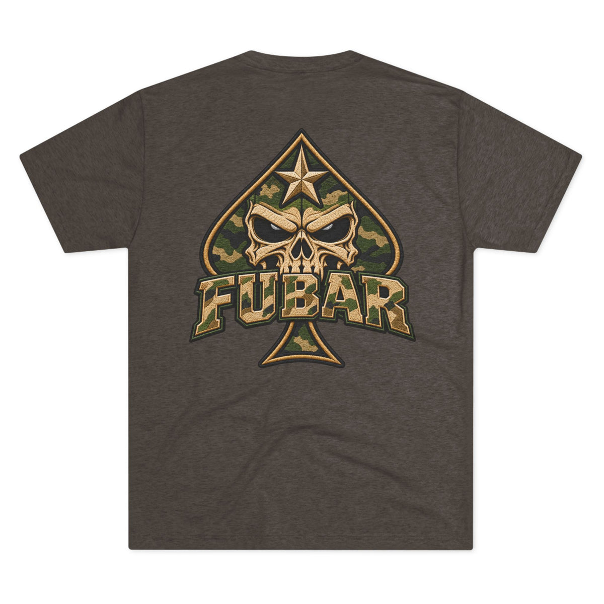 "Morale Is a Mission" FUBAR Skull Graphic Shirt