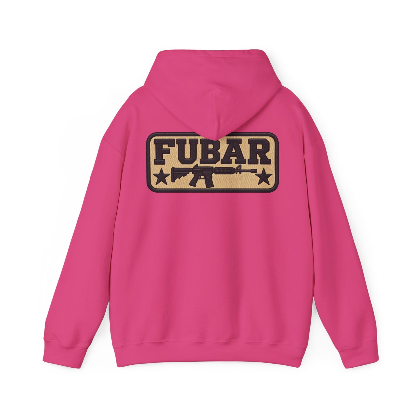 FUBAR Skull Hoodie – Tactical Skull & Rifle Graphic Pullover