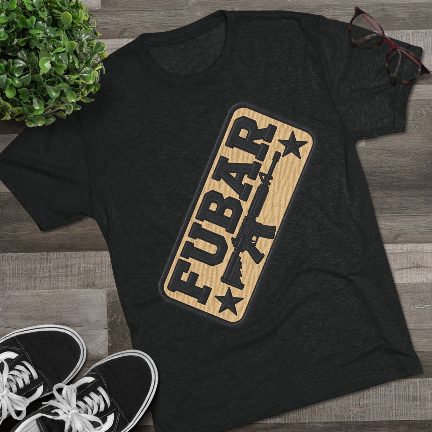 Fubar Front-Support Our Troops Pinup on Back