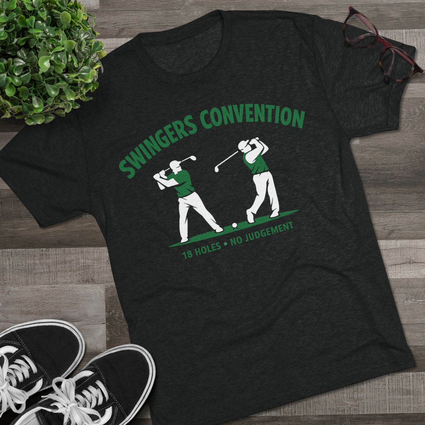 “18 Holes • No Judgement” Funny Golf Shirt