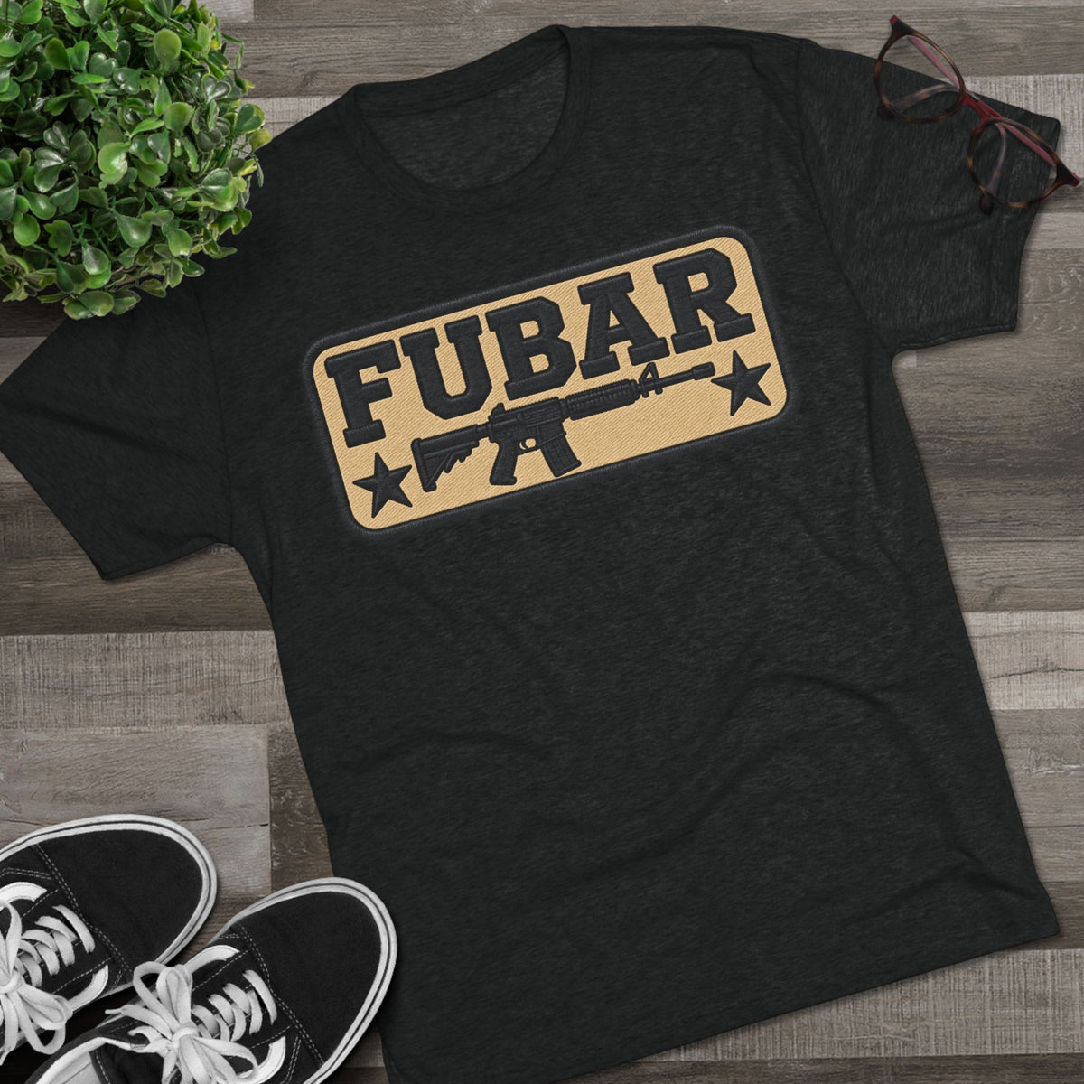 FUBAR Military Graphic Tee — Female Beach Run