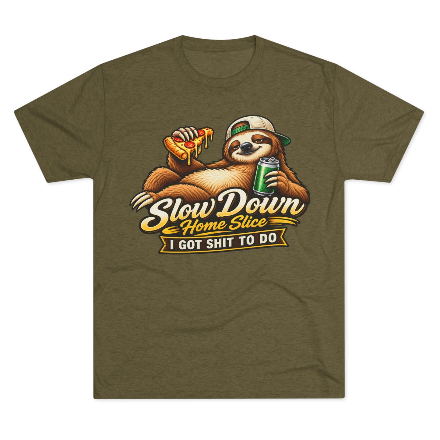 Sloth 'Slow Down Home Slice' Tee