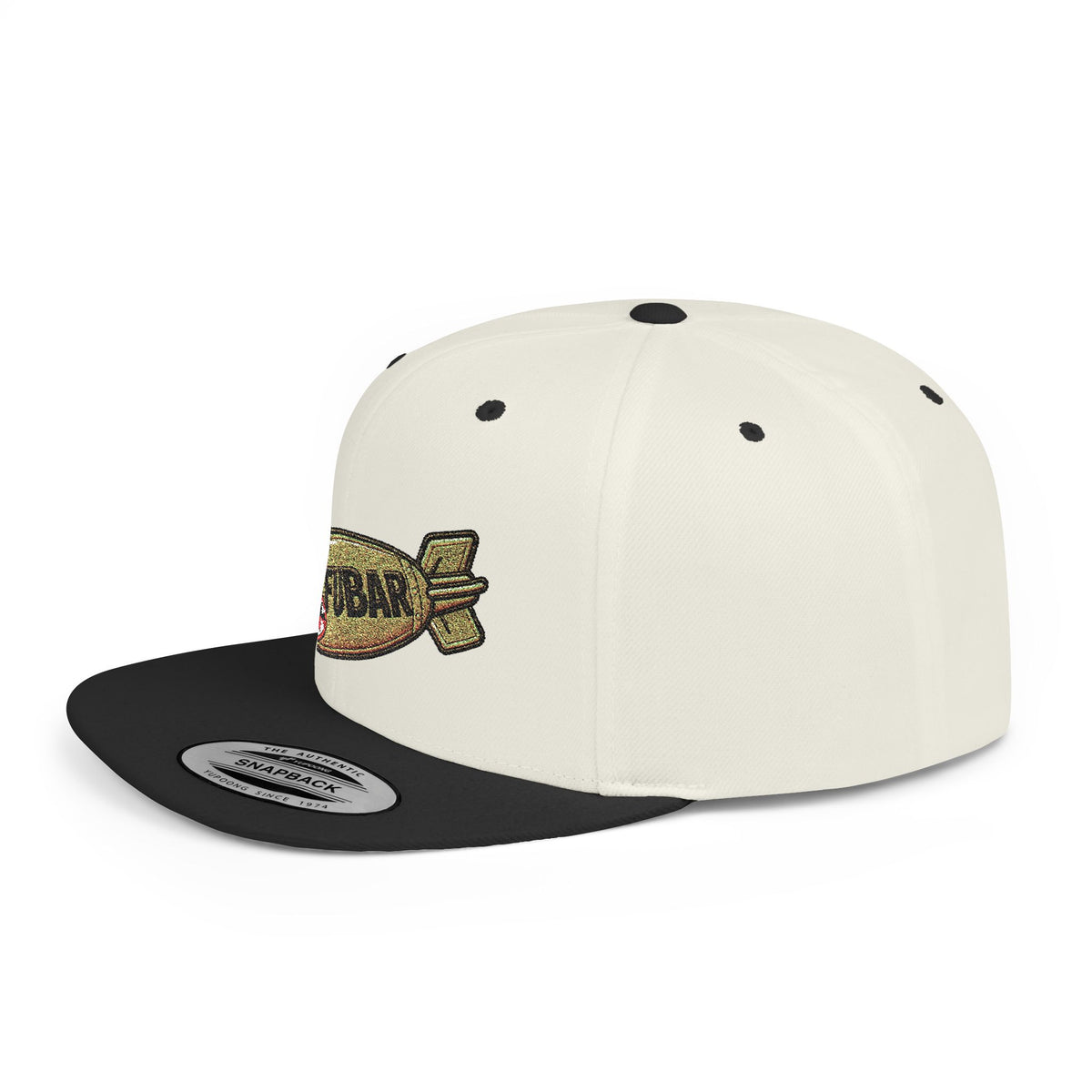 FUBAR Shark Bomber Patch Snapback Hat