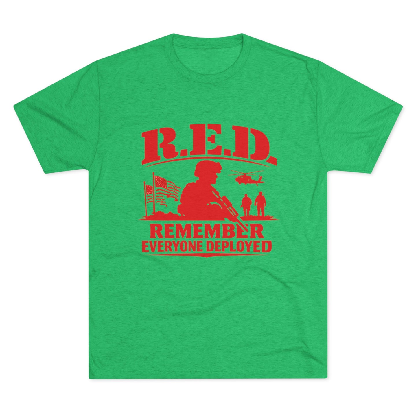 Remember Everyone Deployed (R.E.D.) Military Tribute (T-Shirt)
