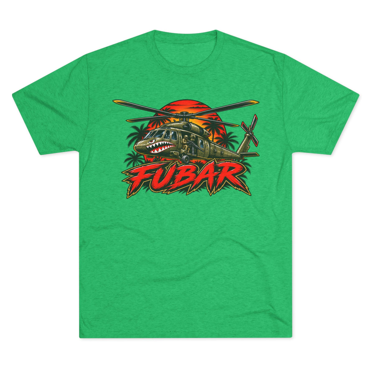 FUBAR Military Helicopter Tee