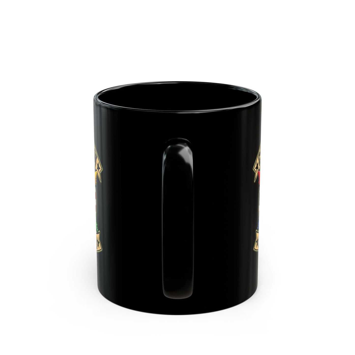 Combat Crayon Connoisseur Black Ceramic Mug