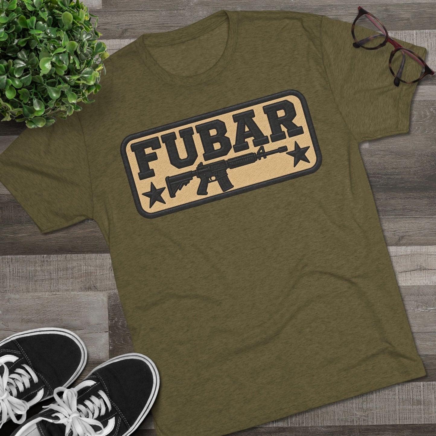 FUBAR Military Graphic Tee — Female Beach Run