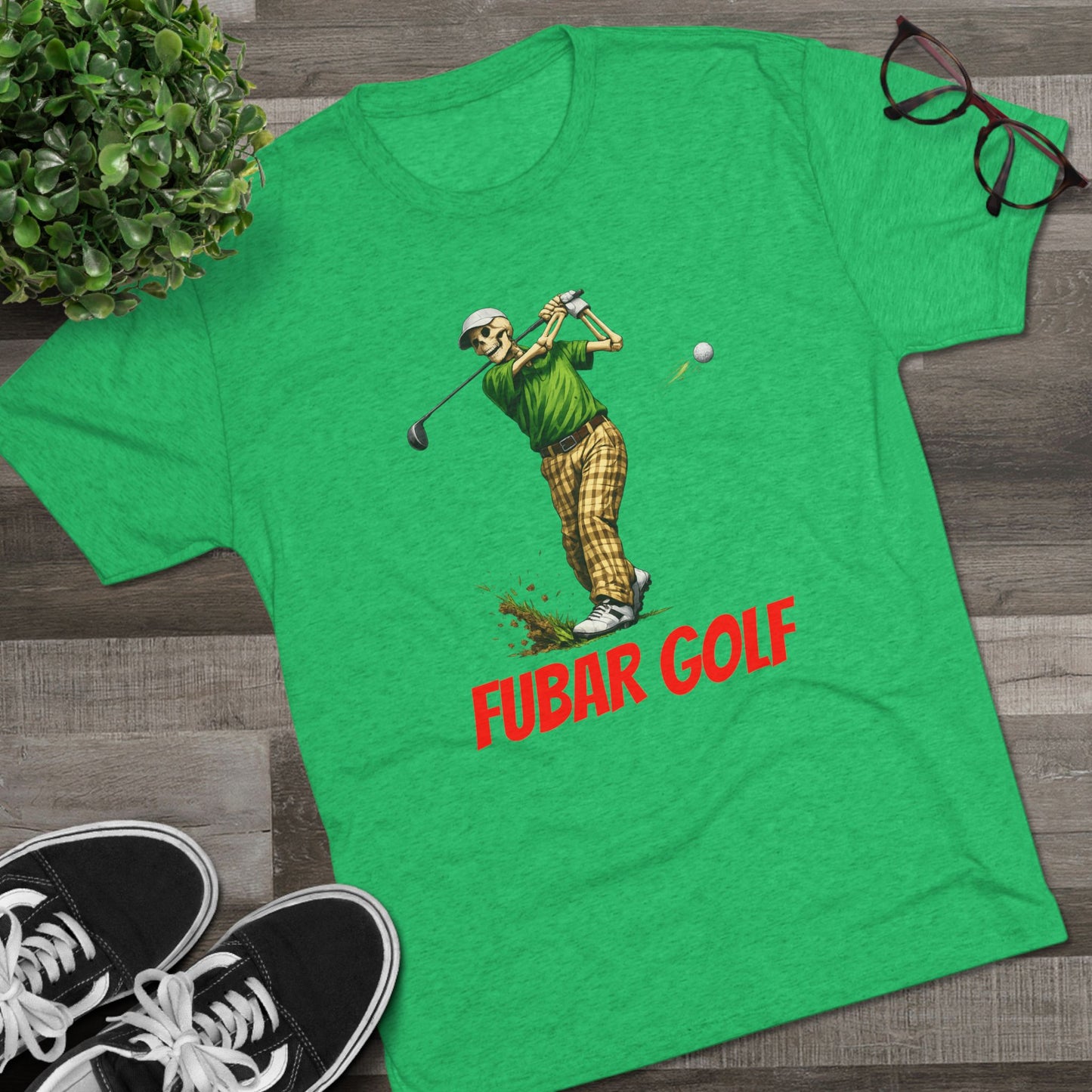 'FUBAR Golf' Vintage Golfer Graphic Tee
