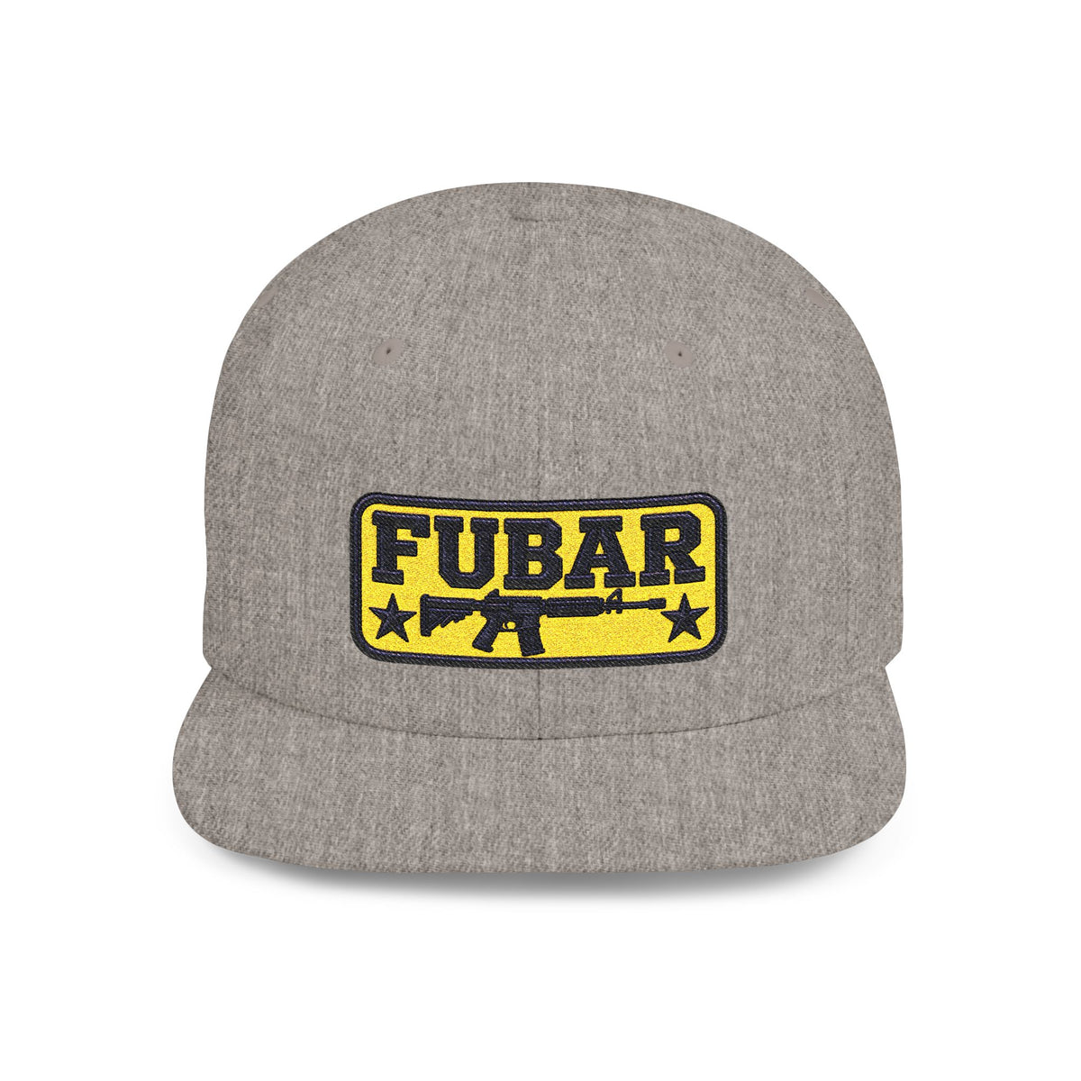 FUBAR Flat Bill Snapback Hat – Tactical Patch Cap
