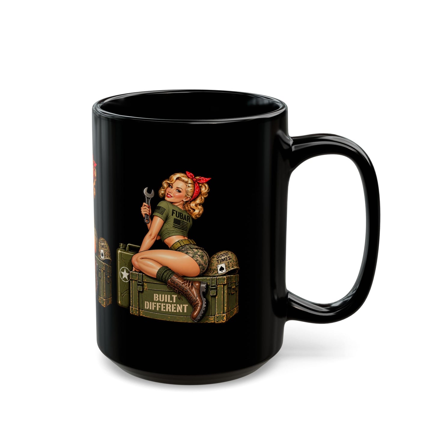 Built Different Pin-Up Mug