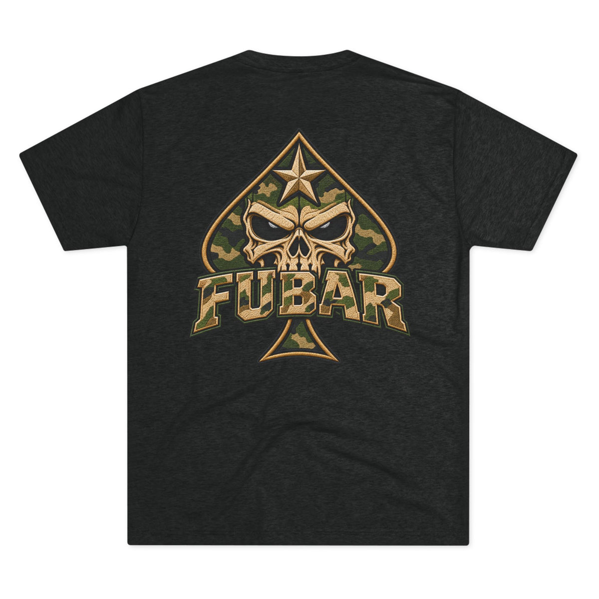 "Morale Is a Mission" FUBAR Skull Graphic Shirt
