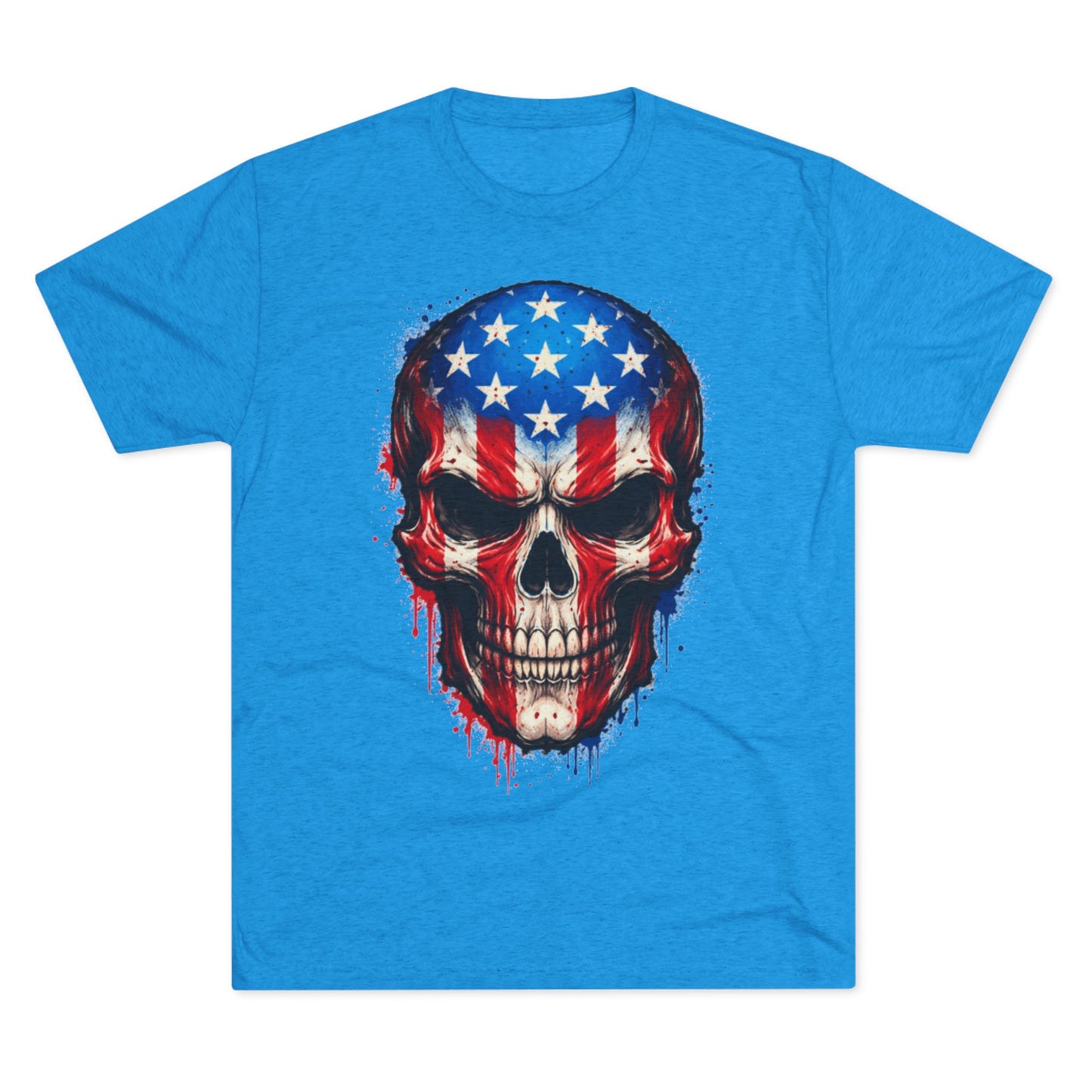 American Flag Skull T-Shirt — FUBAR Graphic Tee