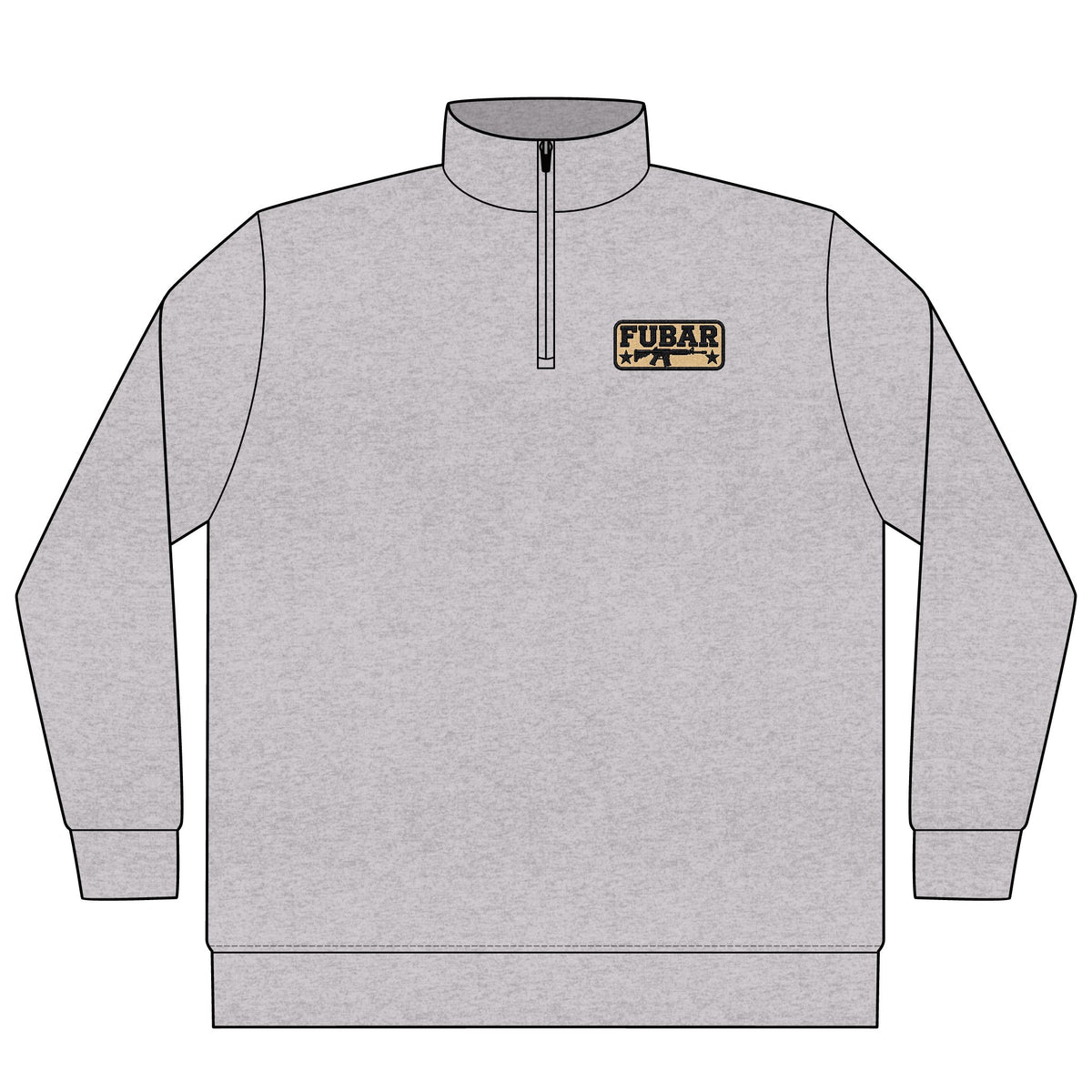 FUBAR Patch Quarter-Zip Pullover