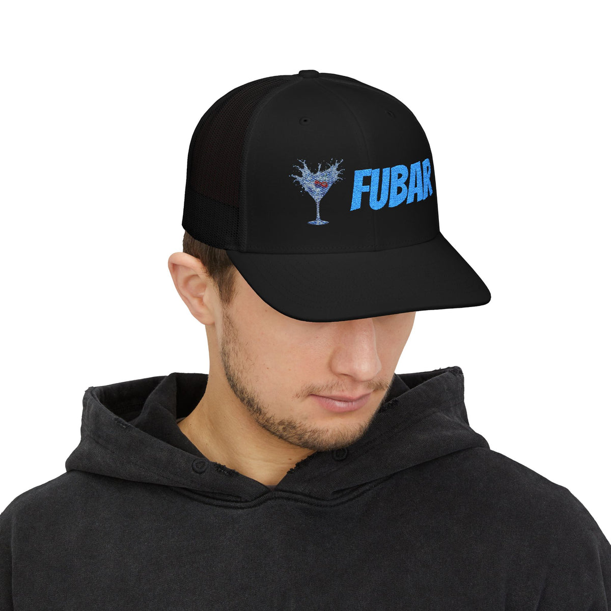 Richardson Cocktail Trucker Hat — Snapback (Embroidered)
