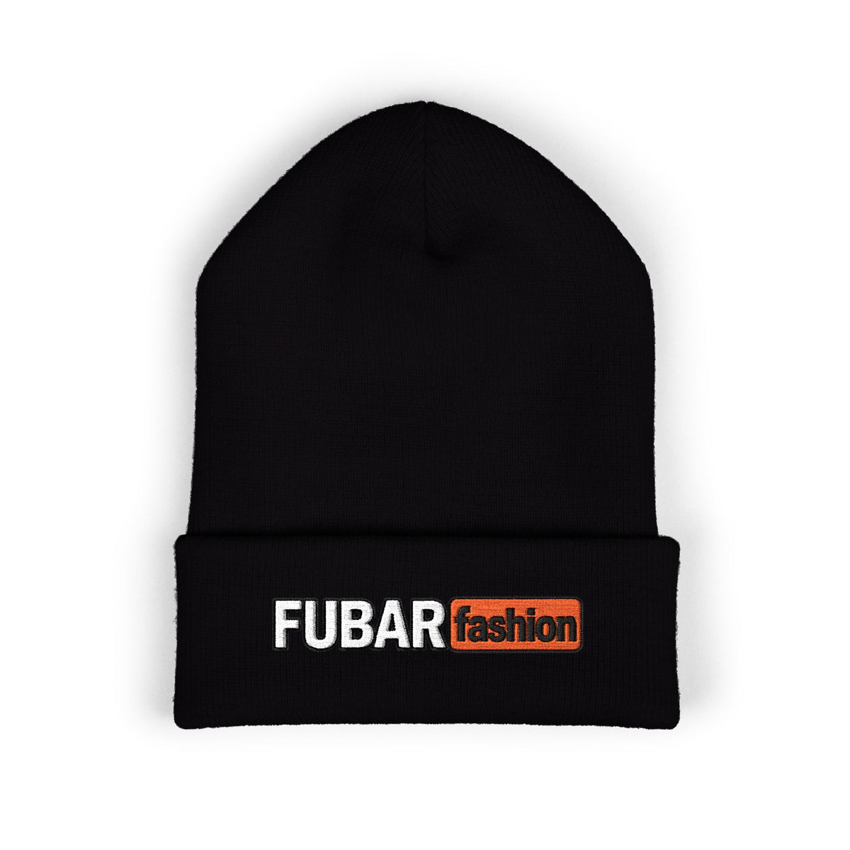 FUBAR Fashion Embroidered Cuffed Beanie