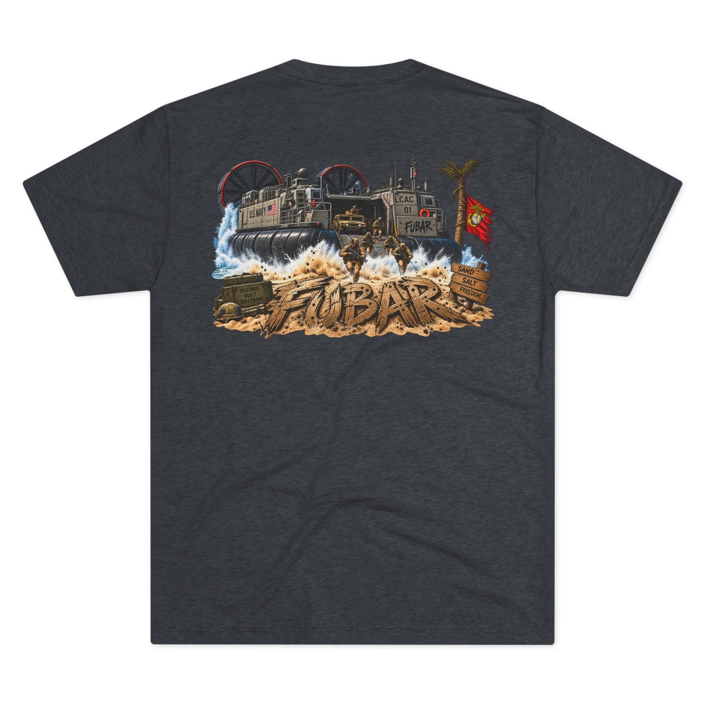Military Ace Spade Graphic Shirt