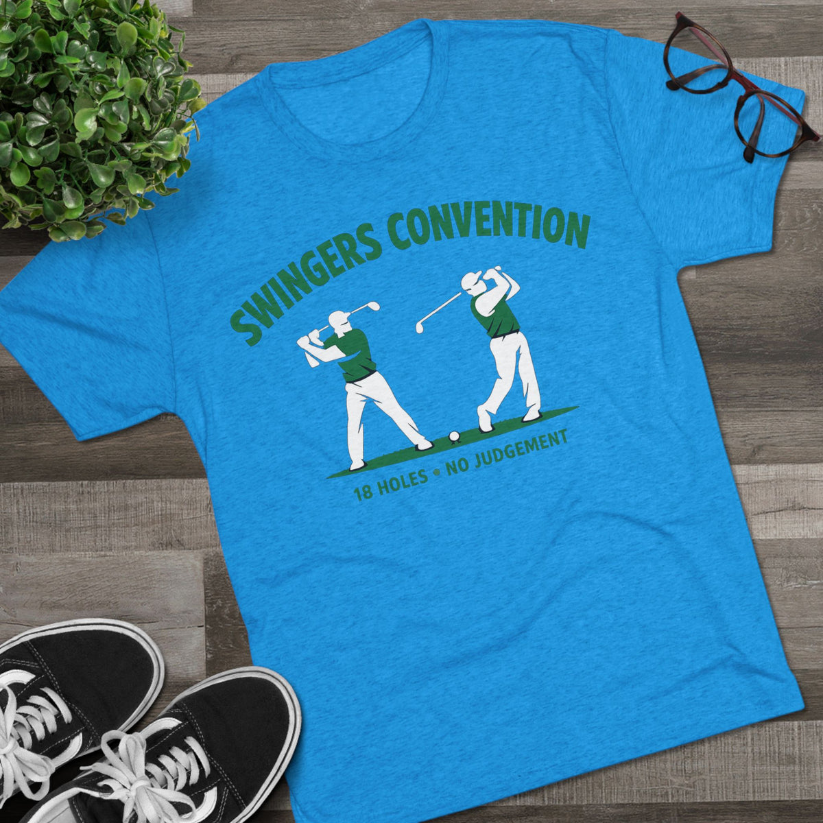 “18 Holes • No Judgement” Funny Golf Shirt