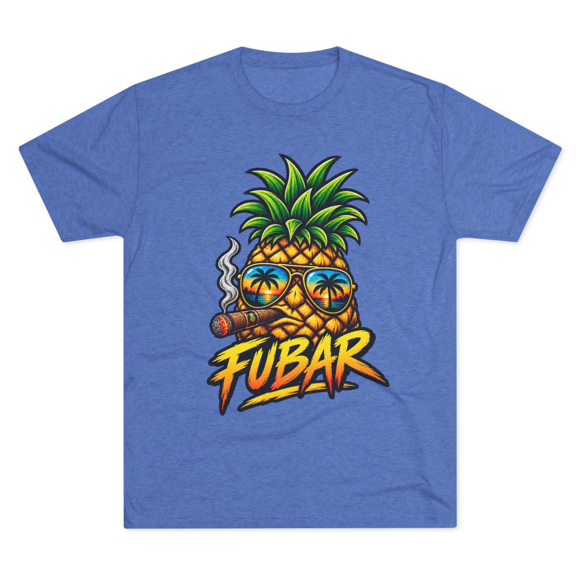 FUBAR Pineapple T-Shirt — Tropical Sunglasses Graphic Tee