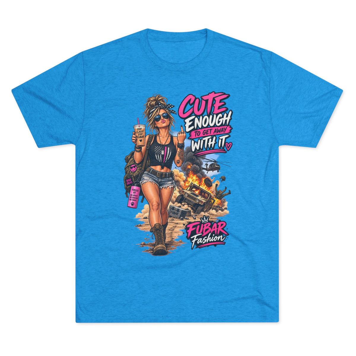 Women's Cute Enough To Get Away With It Tee