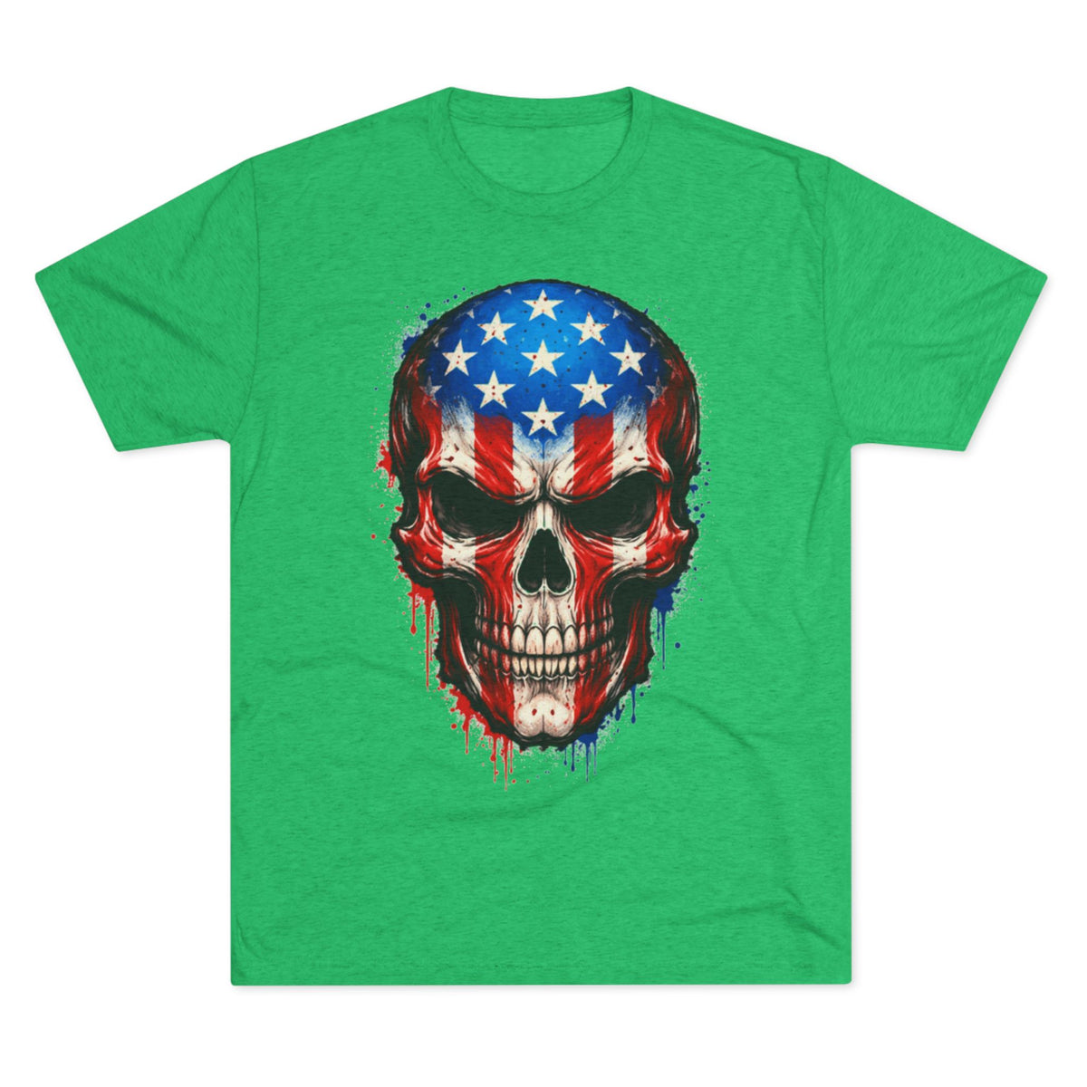 American Flag Skull T-Shirt — FUBAR Graphic Tee