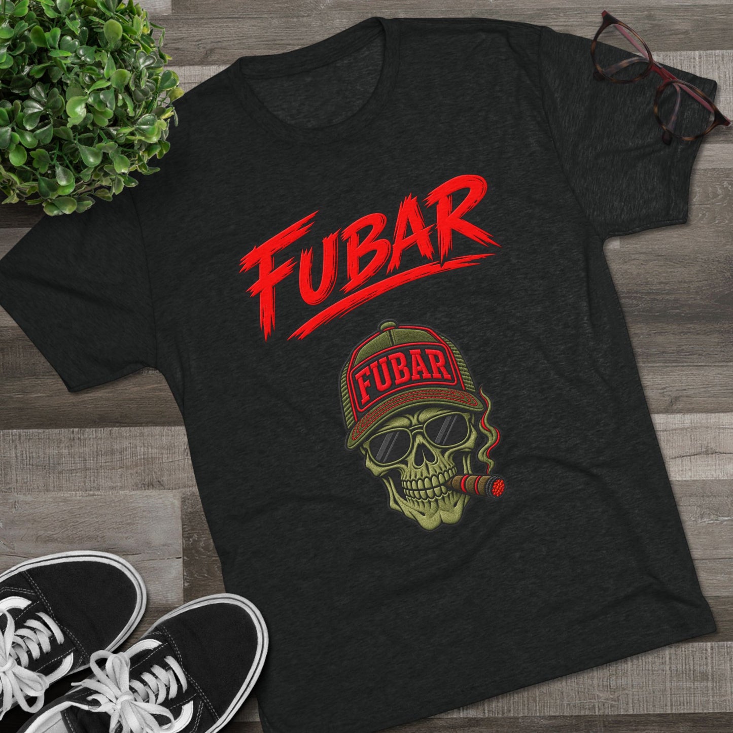FUBAR Skull & Crest Tee