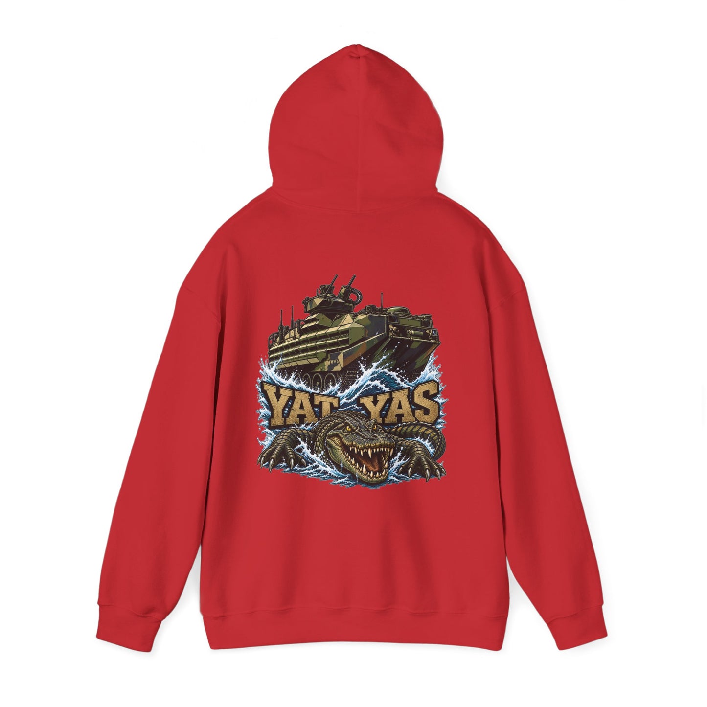 FUBAR Tactical Hoodie — "YAT YAS on Back" Graphic Pullover