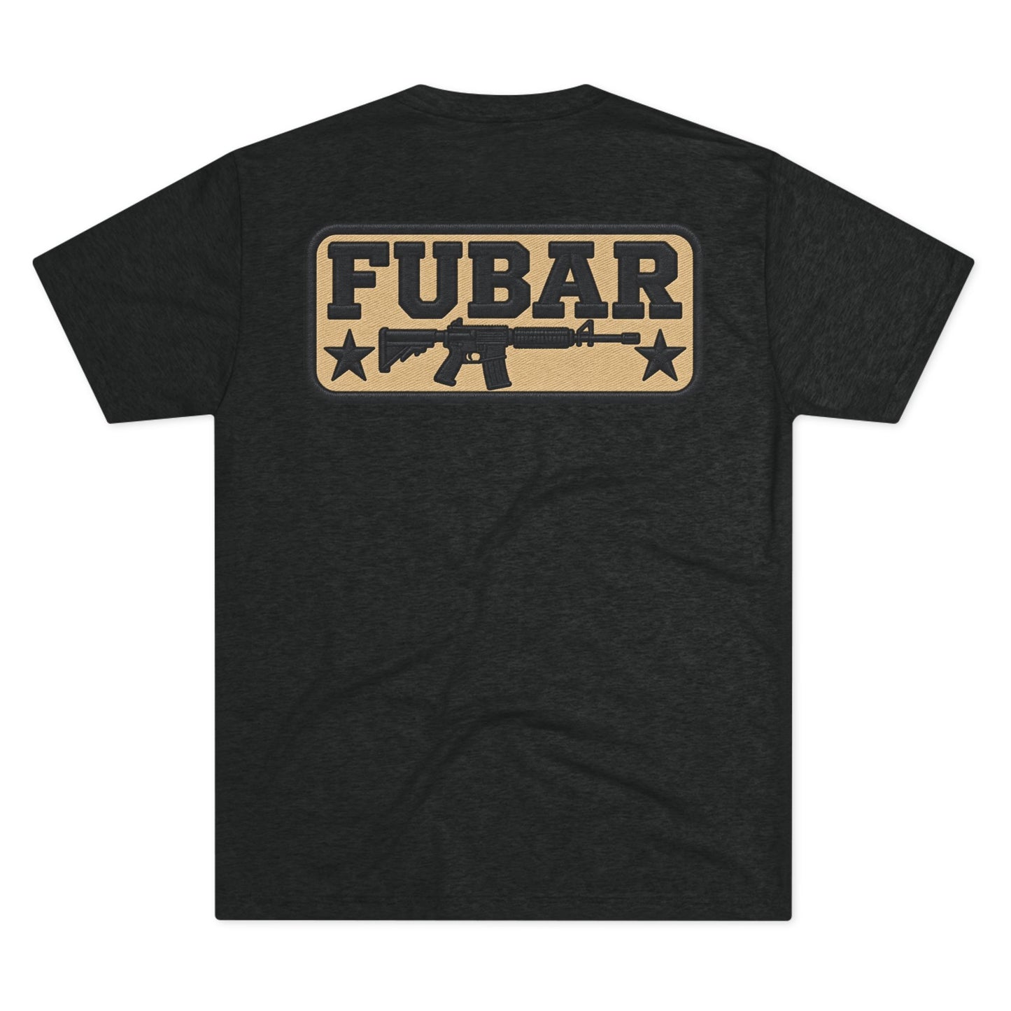 FUBAR Camo Skull Tee — Military Ace Spade Graphic Shirt
