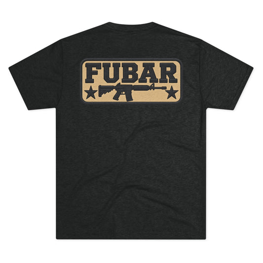 FUBAR Camo Skull Tee — Military Ace Spade Graphic Shirt