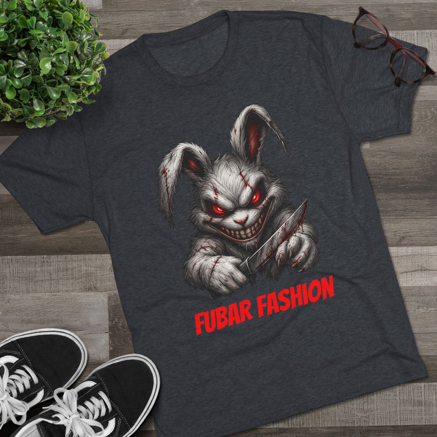 FUBAR Fashion Horror Bunny T‑Shirt