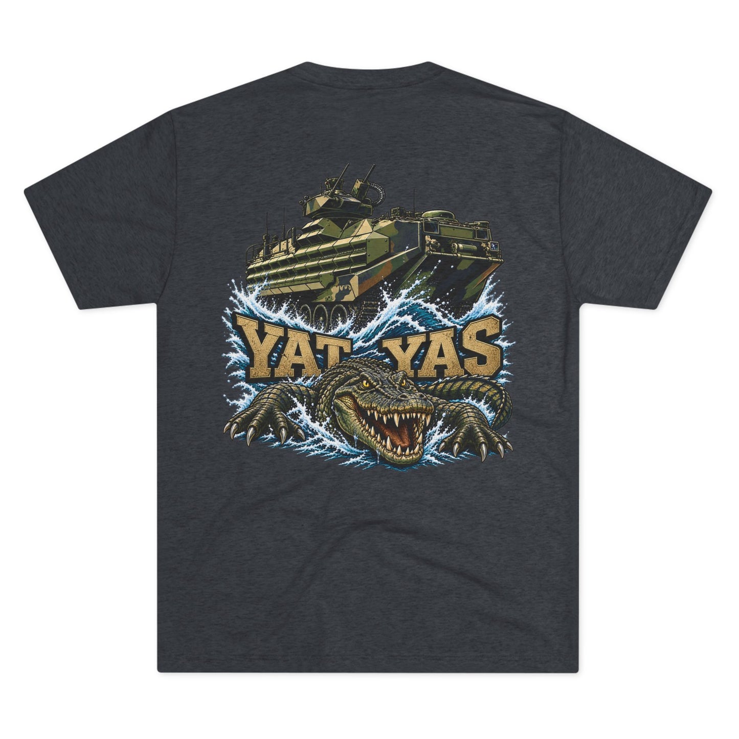 YAT YAS back-military shirt