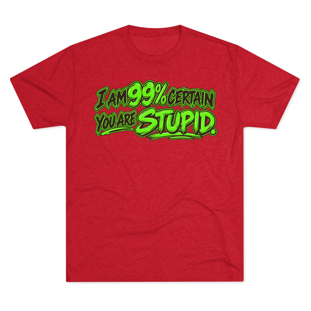 “I Am 99% Certain You Are Stupid”