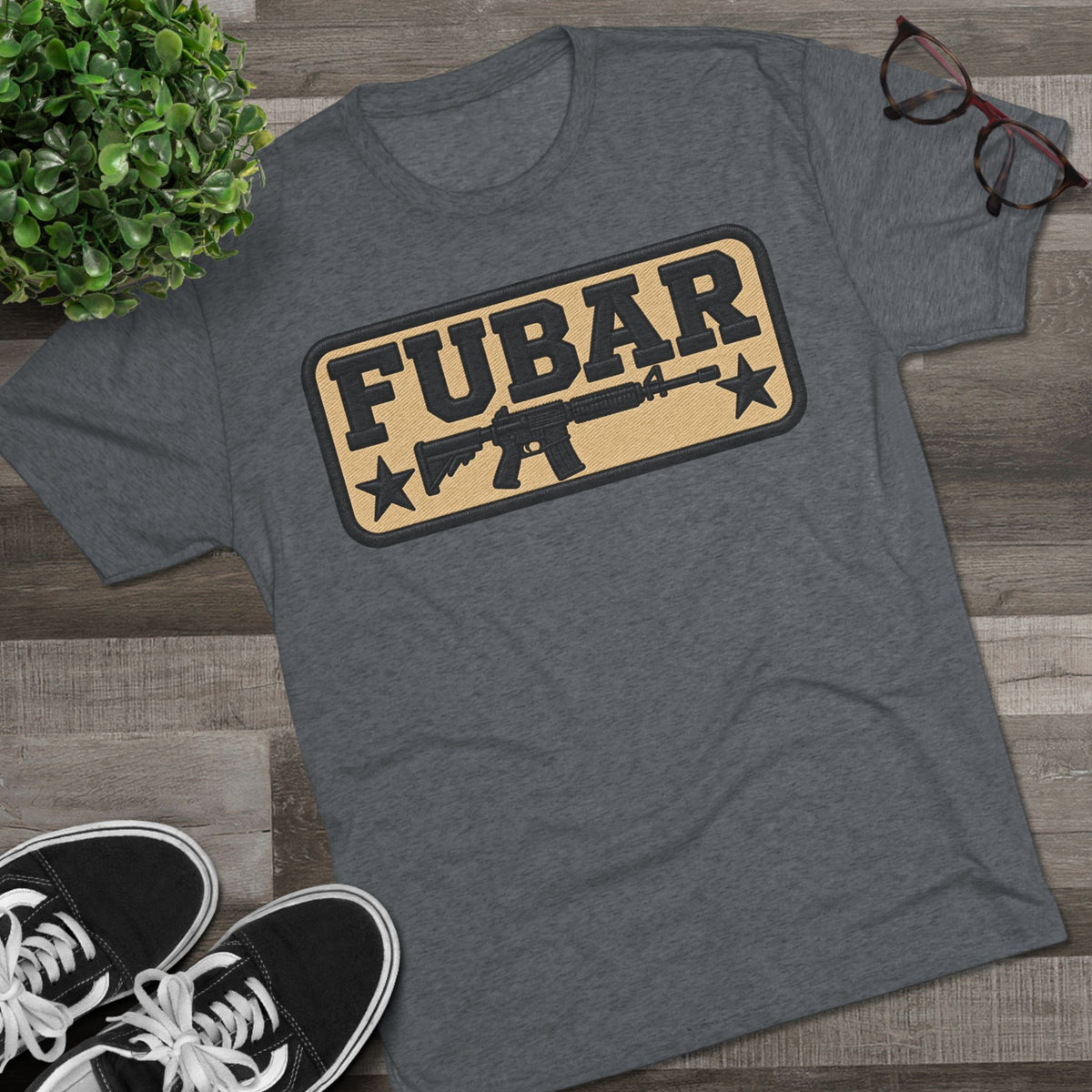 FUBAR Military Graphic Tee — Female Beach Run