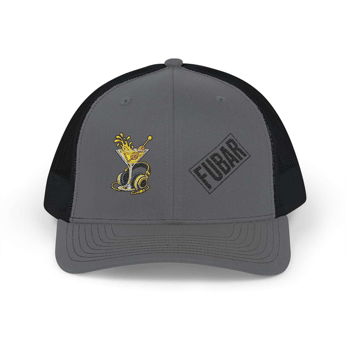 Richardson Trucker Cap Martini Fubar — (Embroidered)