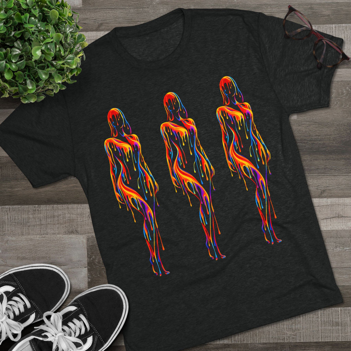 Neon Silhouette Front & American Flag “FUBAR” Back