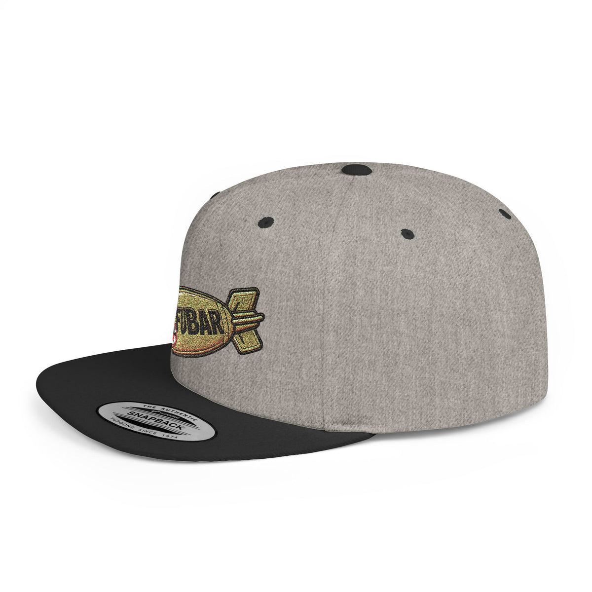 FUBAR Shark Bomber Patch Snapback Hat