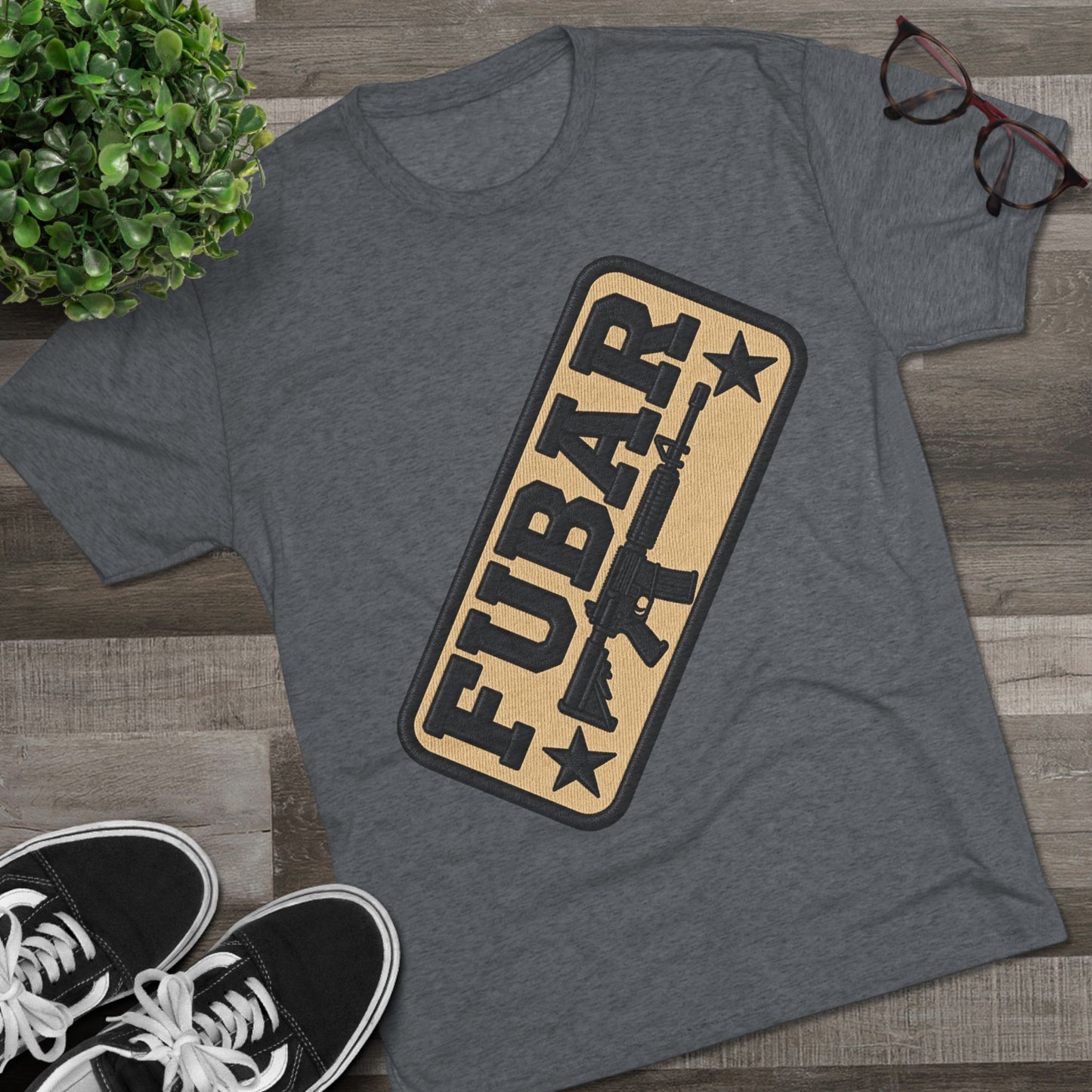 Fubar Front-Support Our Troops Pinup on Back