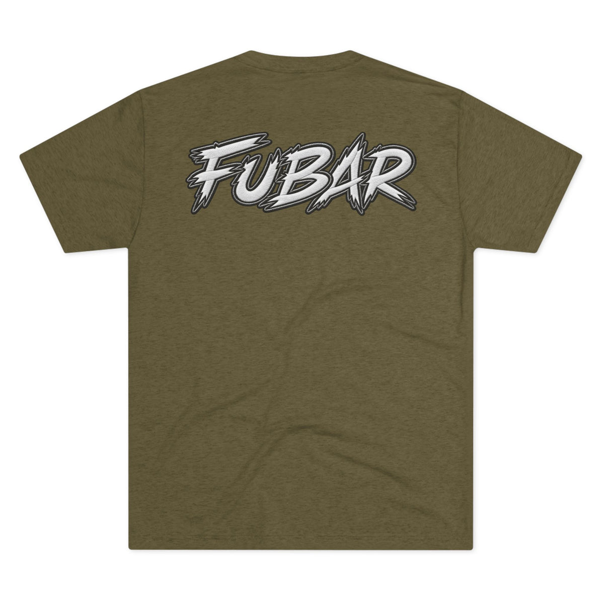 FUBAR Graphic Tee — Distressed American Flag Crew Shirt