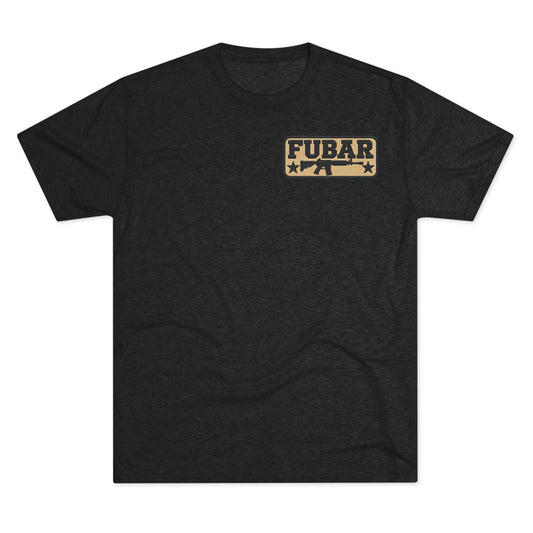 Classic FUBAR Skull (Black Tee)