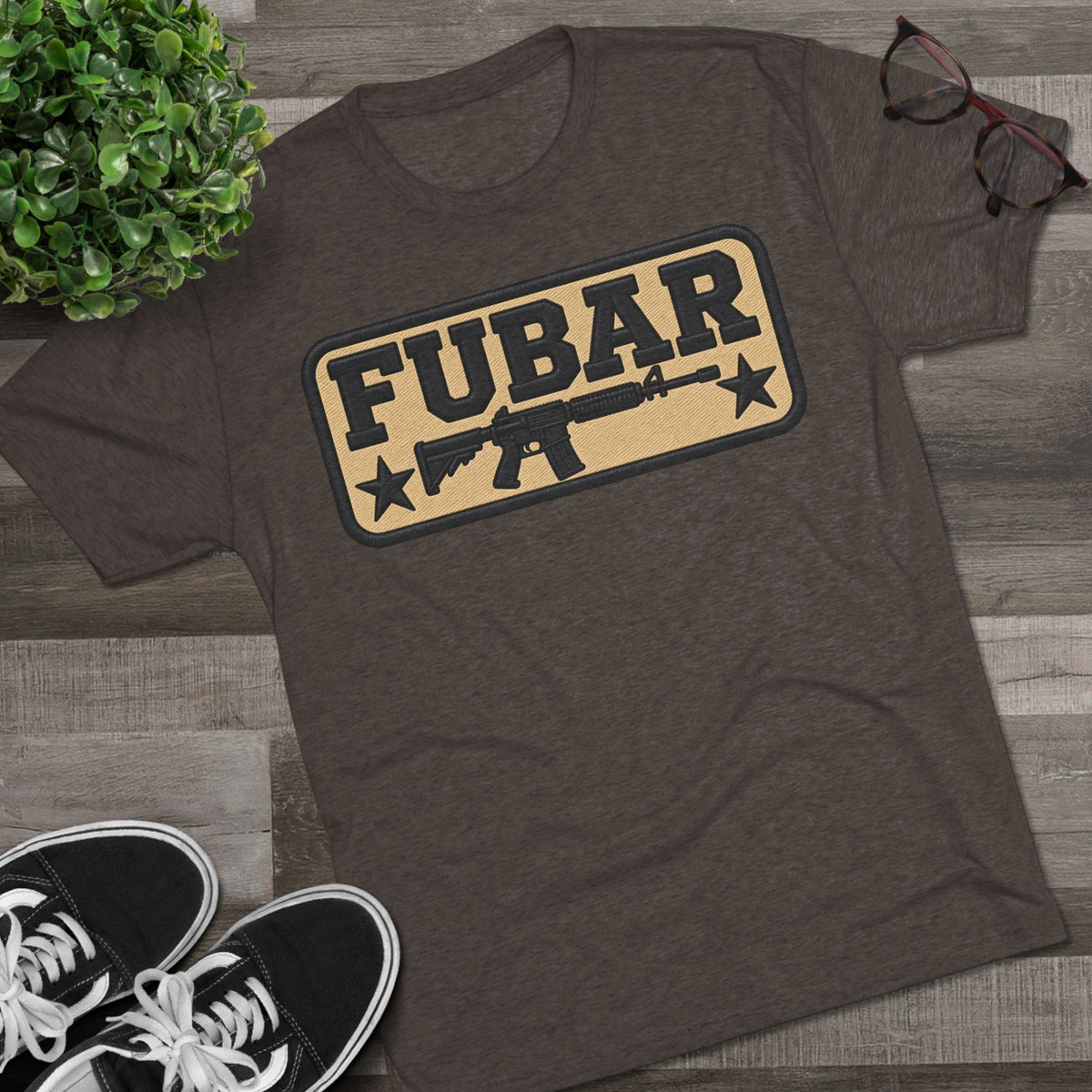 FUBAR Military Graphic Tee — Female Beach Run